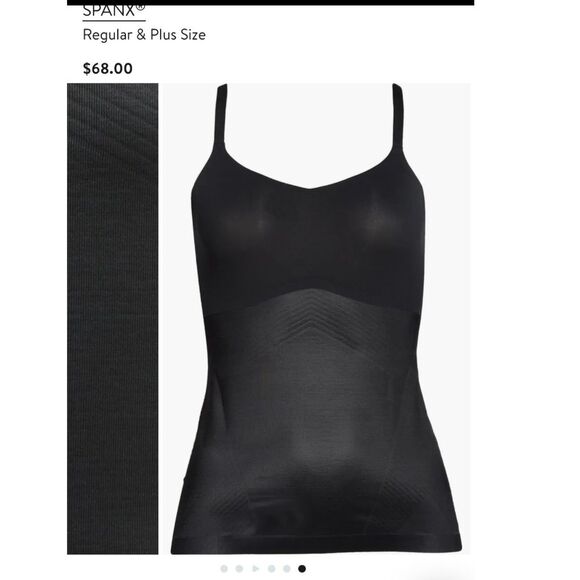 NWOT Spanx Seamless Shaping Cami – Black, XL, Firm Control - Picture 1 of 5